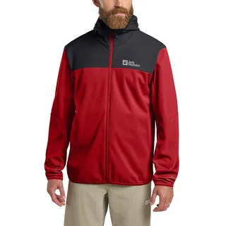 Jack Wolfskin Herren Feldberg Hoody M Softshelljacke, Adrenaline Red, 3XL EU