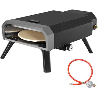 Royal Gourmet Pizzaofen Kompakt Gas-Pizzagrill schwarz