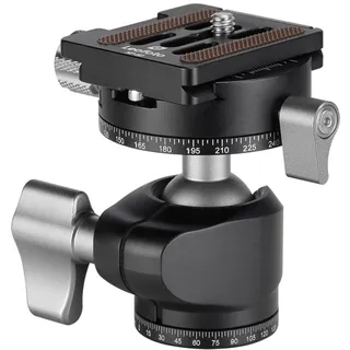 leofoto Kugelkopf LH-25R mit Schnellwechselplatte NP-50