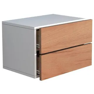VCM Holz Wandschublade Wand Hänge Nachttisch Usal L45«, weiß