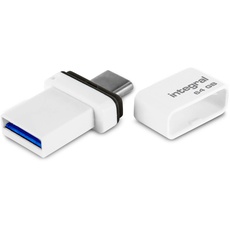 Integral INFD64GBFUSDUAL3.0-C USB-Speicher, 3.0, 64 GB, Dual-Connector, Typ-C bis zu 200 MB/s