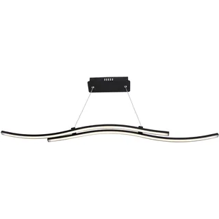 NÄVE Onda 1-flg. 96 cm rund schwarz matt