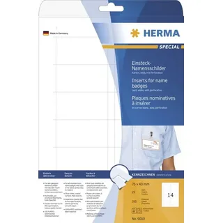 Herma Herma, Informationsschild, Special Einstecketiketten für Namensschilder