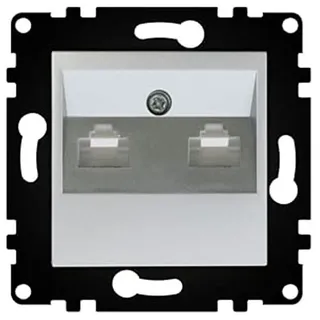 WESA - Standard-Internet- und Telefon-Wandsteckdosen, einfache Installation mit einer Auswahl an verschiedenen Designs.