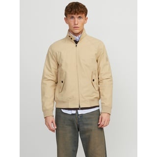 Jack & Jones Outdoorjacke »JPRBLURUDY HARRINGTON JKT SN«, ohne Kapuze, beige