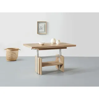 Hela Funktionscouchtisch Henner Braun Eiche 110 x 53 x 68 cm