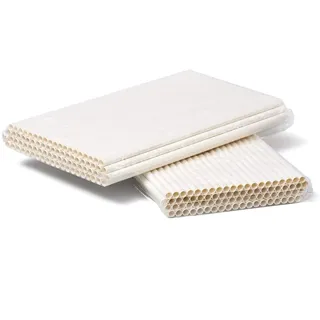 DECORA 5350101 480ER-PACK PAPIER STROHHALME BIO ABBAUBARE WEISS Ø 6 X 210 MM