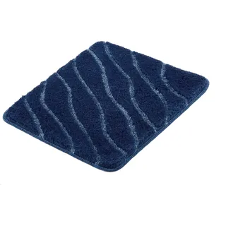KLEINE WOLKE Badteppich Tram Blau 65 x 55 cm