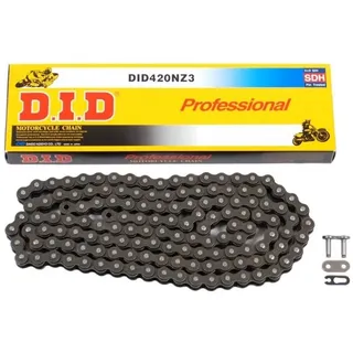 DID Kette 420 NZ3 Black 136 Glieder