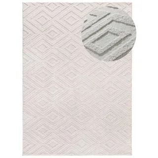Atticgo Kurzflorteppich waschbar Creme Estilo 160/230 cm , Textil , Abstrakt , Rechteckig , 160x230 cm , Oeko-Tex® Standard 100 , waschbar, antistatisch, leicht zusammenrollbar, rutschfeste Unterfläche , Teppiche und Böden, Teppiche
