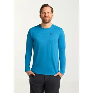 Jack Wolfskin Rundhalspullover "SKY THERMAL L/S M", aurorablau