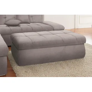 DOMO collection Hocker »NMoric« mit Stauraumfach, auch in Cord, grau