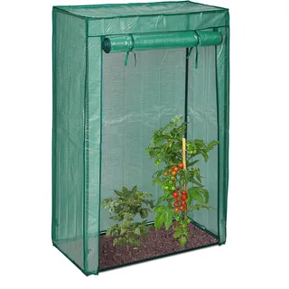 Tomatengewächshaus 1 x 0,5 x 1,5 m dunkelgrün 2 St.