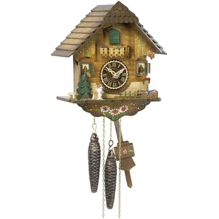 Trenkle - 1502 - Chalet-Kuckucksuhr - 1-Tag-Kettenzugwerk - Kuckuck Classic
