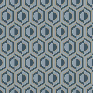 Rasch Textil Rasch Vliestapete »Sophia« Retro glatt, blau