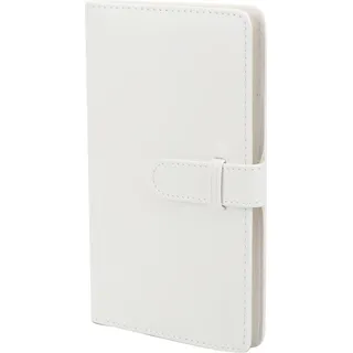 3in 96 Taschen PolyurethanUniversal Foto Album Cardcase Bank Card Speicherbuch für Mini11/8/9/7s/25/70/90 Instant Camera Photographwhite