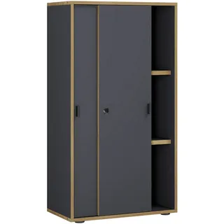 VCM Salia Aktenschrank 60,0 x 37,4 x 109,7 cm anthrazit