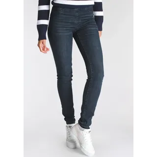 Arizona Jeansjeggings »mit leichtem Thermo Effekt«, extra-eng geschnitten, hohe Leibhöhe, mit Coinpocket, blau