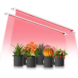 Spider Farmer LED Pflanzenlampe GlowR80, Rotes Spektrum Zusätzliche Beleuchtung Bars 2025 Neuer, 650-665NM Hohe Effizienz Wachsen für Indoor Pflanzen Blume Blühen Fruchtbildung Satz von 2, 80W