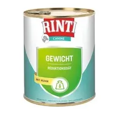 12x800g Pui Gewicht Canine RINTI Hrană umedă câini