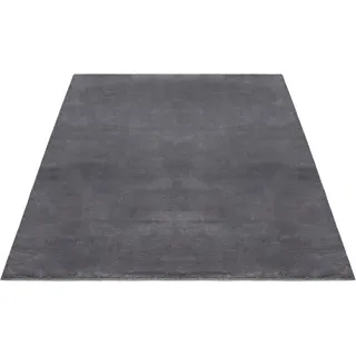 merinos Teppich »Maximo 30« rechteckig 16 mm Höhe weicher dichter Kurzflor, Kunstfellteppich, Fell Haptik, Wohnzimmer, grau