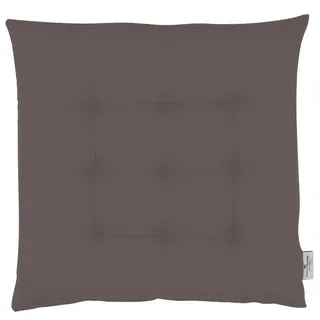 Tom Tailor Sitzkissen MIT 9 Punkt-Steppung Dove , Dunkelgrau , Textil , 40x5x40 cm , Oeko-Tex® Standard 100 , Heimtextilien, Wohntextilien, Sitzkissen