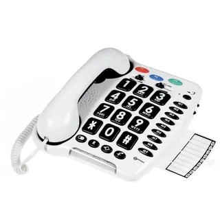 Geemarc CL100 Schwerhörigentelefon, Telefon, Weiss