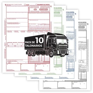 Paperafero – Packung mit 10 CMR Internationalen Transportbuch | Akkorde zur aktuellen Gesetzgebung (10)