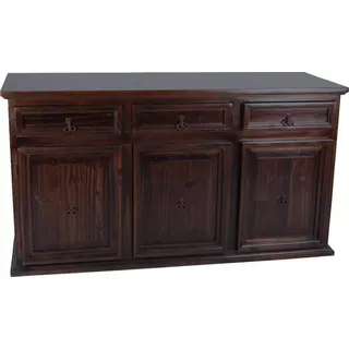 MiaMöbel Sideboard 167 x 90 x 60 cm Kolonialstil Pinie