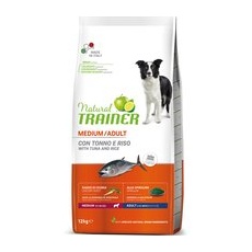 2x12kg ton & orez & spirulină Trainer Natural Adult Medium hrană câini