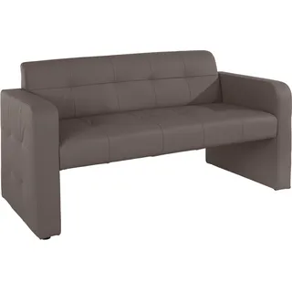 exxpo - sofa fashion Polsterbank »Barista Küchensofa, Sitzhöhe 49cm, kompakte Stellmaße« Frei im Raum stellbar, grau