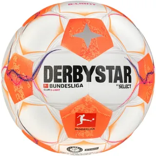 derbystar Bundesliga Club S-Light v24, Weiss orange pink