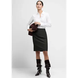 Bleistiftrock CINQUE "CICONS", Damen, Gr. 38, schwarz, Web, Obermaterial: 53% Polyamid, 43% Schurwolle, 4% Elasthan, unifarben, slim fit ca. Mitte Knie, Röcke Bleistiftrock, Mit Markenlabelplättchen