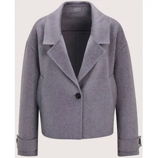 MADELEINE Kurzjacke "Jacke Luxuriöse Jacke mit Wollmischung und Kaschmir" Hochwertige Doubleface-Verarbeitung, hellamethyst, melange