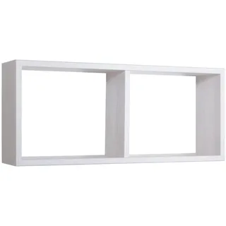 RECHTECKIGES WANDREGAL MIT 2 FÄCHERN FARBE EICHE IMPERIAL MOD. MORGANA