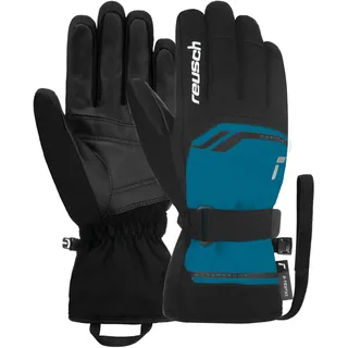 Reusch Herren Primus R-tex Xt wasserdichte Membran, Angenehm Warme Skihandschuhe Softshellhandschuhe Schneehandschuhe Winter-Handschuhe, blau-schwarz