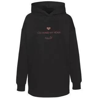 LASCANA Hoodie mit Print schwarz 36/38