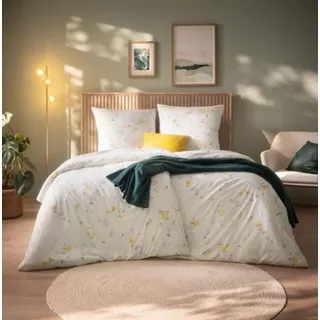 Estella Cassandra Blumen Orange 135 x 200 cm + 80 x 80 cm