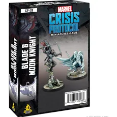 Atomic Mass Games , Blade and Moon Knight: Marvel Crisis Protocol, Miniatures Game, Ages 14+, 2 Players, 45 Minutes Playing Time, Multicolor, FFGCP48