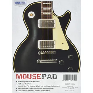 Rockbites Design Z886015 Gitarren Mousepad schwarz, Orange, 18 x 24 cm