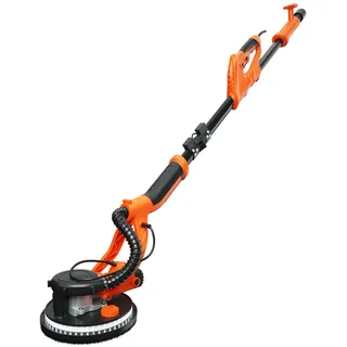 Costway FANTASK 750W Trockenbauschleifer Deckenschleifer Staubsammelsystem, 800-1750 U/min Wandschleifmaschine mit LED-Licht &12 Schleifscheiben