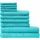 Kristall Handtuchset 10-tlg. blau