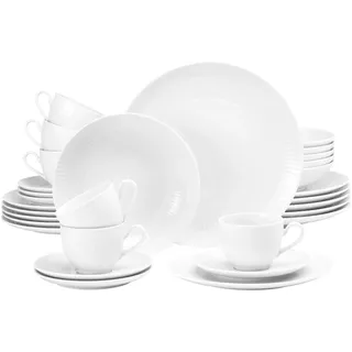 SELTMANN WEIDEN Amina Kombiservice 30-tlg. weiß