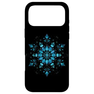 Hülle für iPhone 17 Pro Max Blaue Schneeflocke Weihnachten Xmas Pyjama Pjs Familie Winter