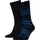 Herren Socken Blau/Schwarz 47-49