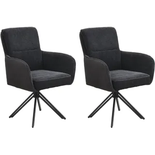 byLIVING »Tino« (Set) 2 Stk.360 Grad drehbar mit Federkernpolsterung, hochwertige Polsterbezüge