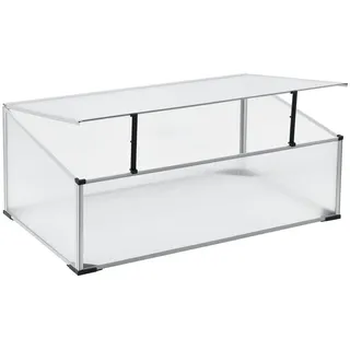 [en.casa] Horta Frühbeet 100 x 60 x 40 cm Transparent