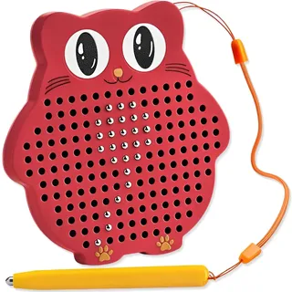 Magnetische Zeichenbretter, Magnet Zaubertafel mit Kugeln und Stift, Magnettafel Kinder Magnetisches Stahlkugel Zeichentafel, Reißbrett Lernspielzeug für Kinder, Magnetspiel für Kinder ab 3