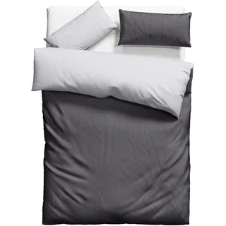 OTTO home Desner2 Uni Silber 135 x 200 cm + 2 x 40 x 80 cm