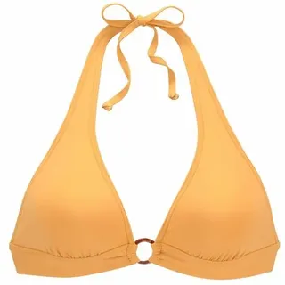 s.Oliver Triangel-Bikini-Top Damen Gelb 34 Cup C/D